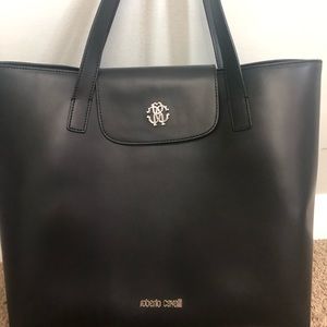 Roberto Cavalli purse black